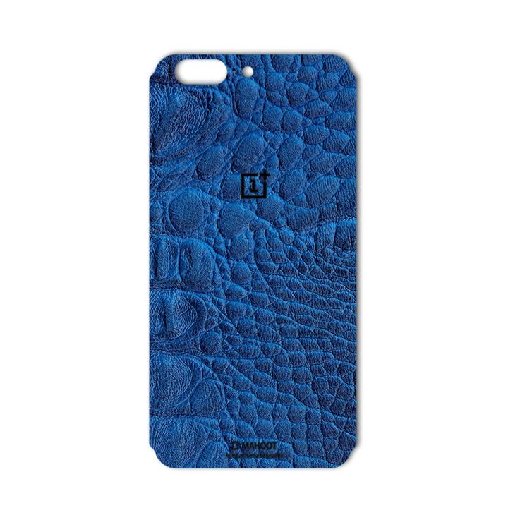 برچسب تزئینی ماهوت مدل Crocodile Leather مناسب برای گوشی  OnePlus 5 MAHOOT Crocodile Leather Special Texture Sticker for OnePlus 5